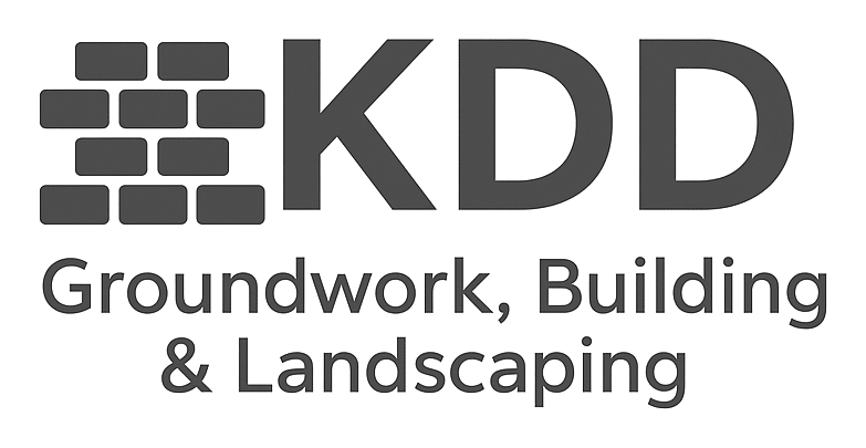 kdd groundwork building & landscaping logo upscaled transparent margin 0pct